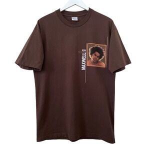 Vintage 2000 Maxwell 'Now' Album Promo Shirt - Men's Large R&B